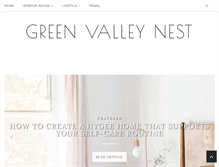 Tablet Screenshot of greenvalleynest.com